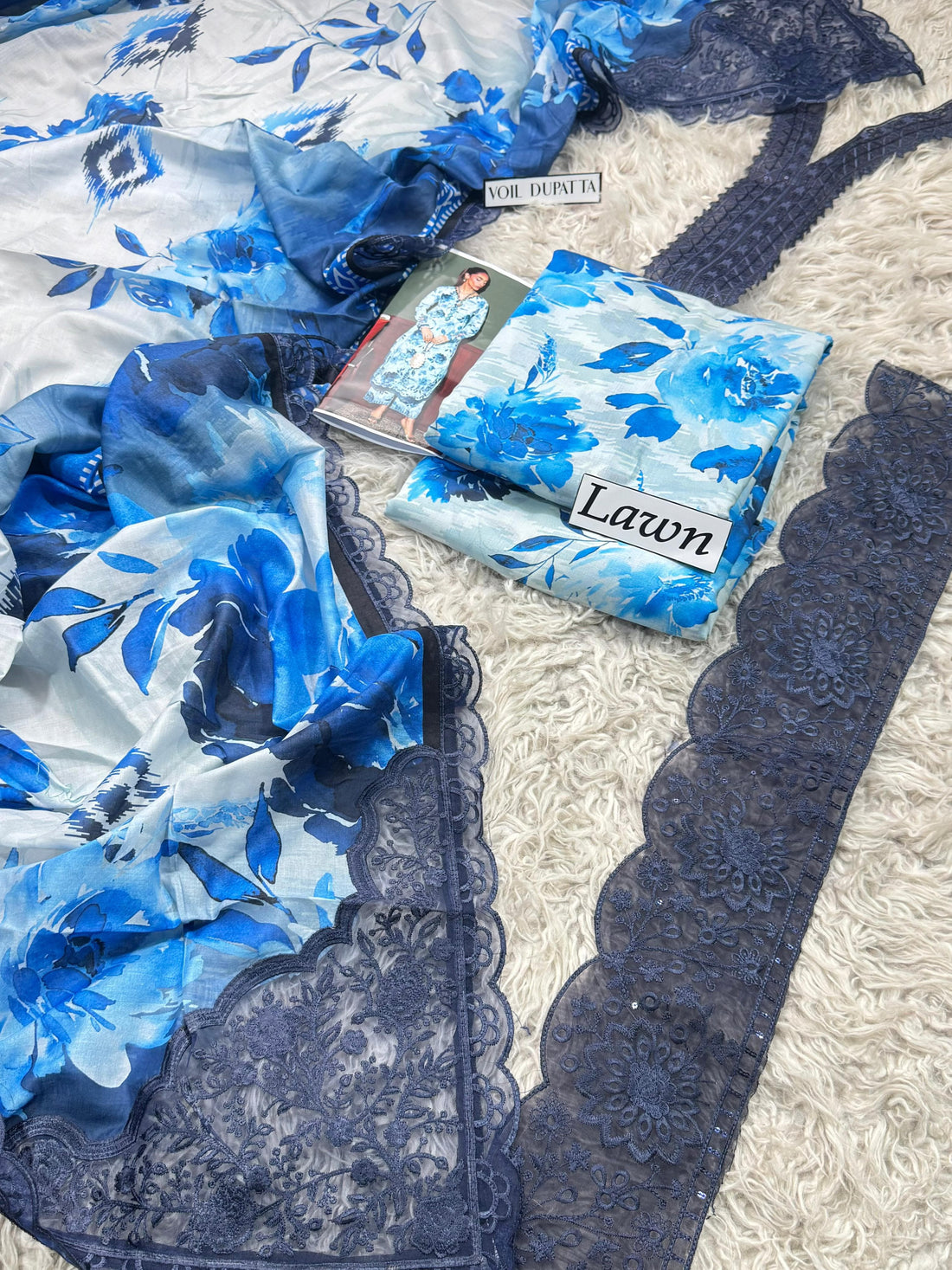 IZK LAWN Digital Print 3pc